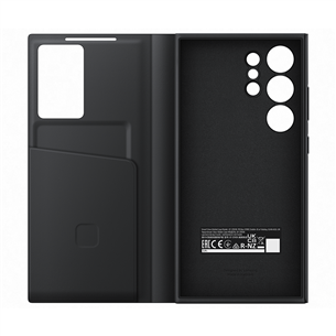 Samsung Smart View Wallet Case, Galaxy S24 Ultra, черный - Чехол