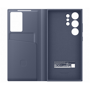 Samsung Smart View Wallet Case, Galaxy S24 Ultra, lillā - Apvalks viedtālrunim