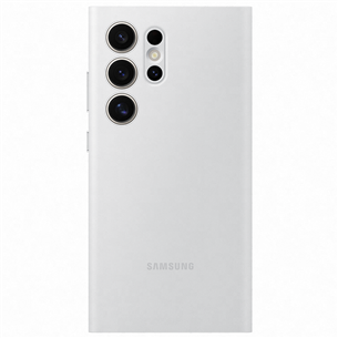 Samsung Smart View Wallet Case, Galaxy S24 Ultra, balta - Apvalks viedtālrunim