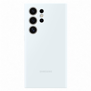 Samsung Silicone Case, Galaxy S24 Ultra, balta - Apvalks viedtālrunim