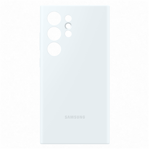 Samsung Silicone Case, Galaxy S24 Ultra, balta - Apvalks viedtālrunim