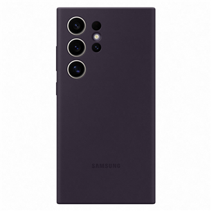 Samsung Silicone Case, Galaxy S24 Ultra, tumši lillā - Apvalks viedtālrunim