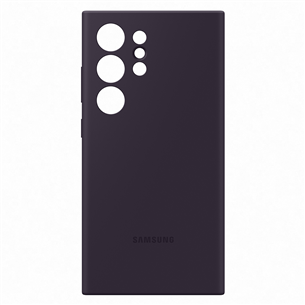 Samsung Silicone Case, Galaxy S24 Ultra, tumši lillā - Apvalks viedtālrunim