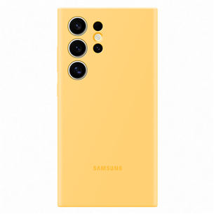 Samsung Silicone Case, Galaxy S24 Ultra, dzeltena - Apvalks viedtālrunim