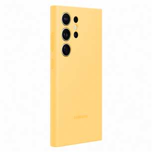 Samsung Silicone Case, Galaxy S24 Ultra, yellow - Case