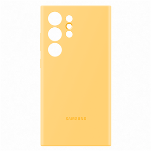 Samsung Silicone Case, Galaxy S24 Ultra, yellow - Case