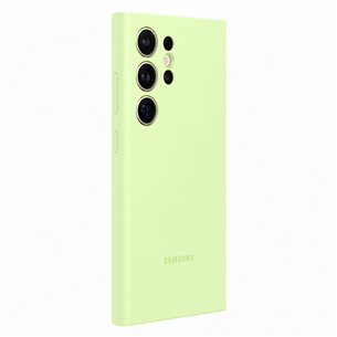 Samsung Silicone Case, Galaxy S24 Ultra, zaļa - Apvalks viedtālrunim