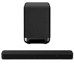 Sony HT-S2000 + Sony SA-SW5, black - Soundbar and subwoofer