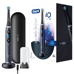 Braun Oral-B iO 9 Black Onyx, melna - Elektriskā zobu birste