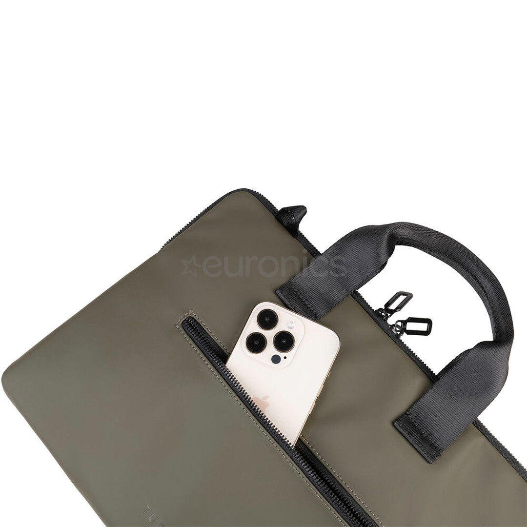 Tucano Gommo Slim Brief, 14'', green - Notebook bag