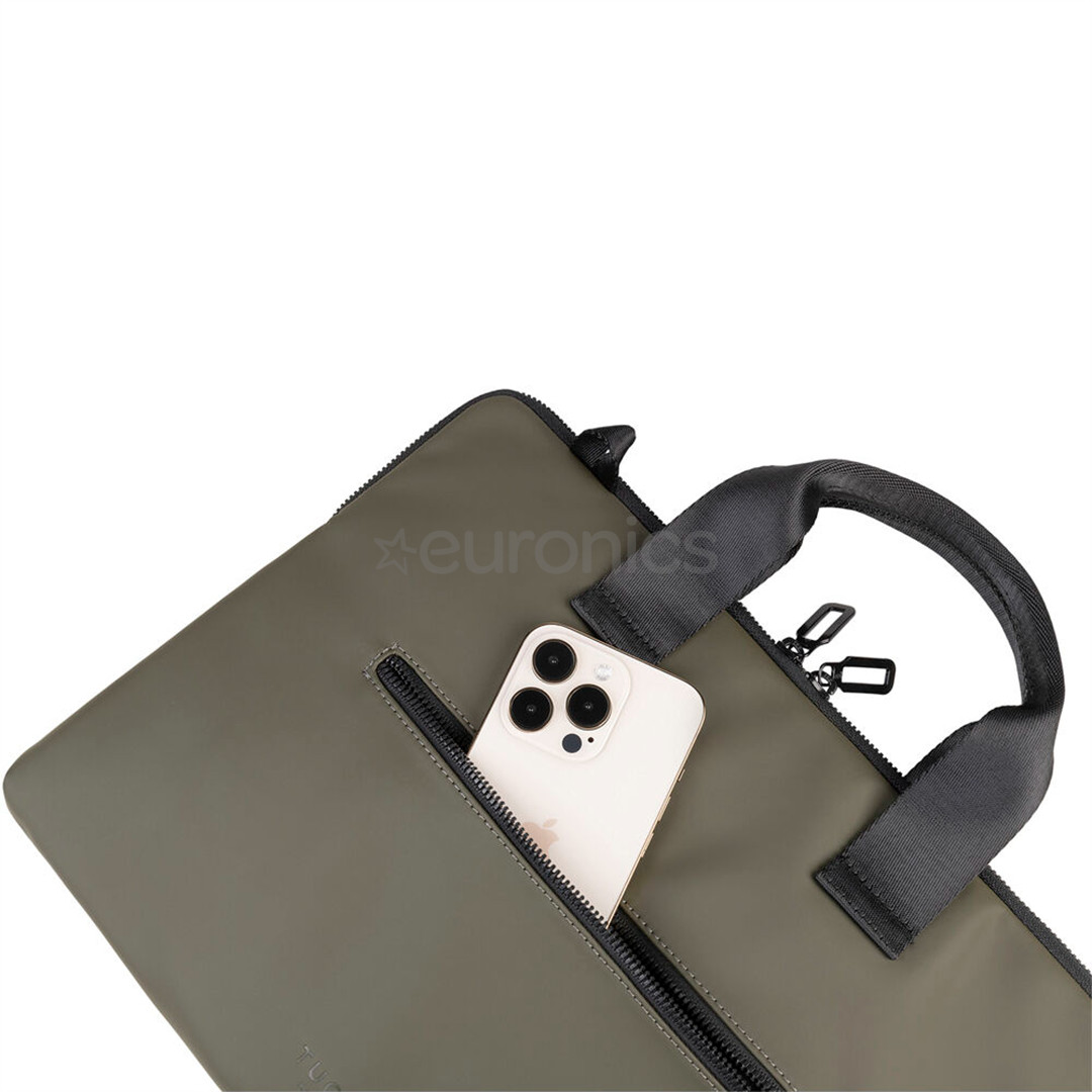 Tucano Gommo Slim Brief, 16'', зеленый - Сумка для ноутбука