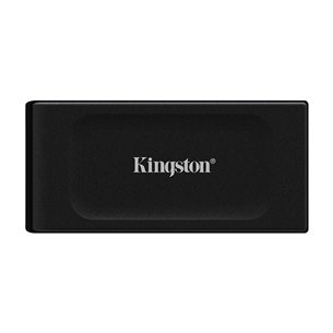 Kingston XS1000, 1 TB, melna - Ārējais SSD cietais disks