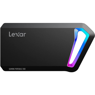 Lexar SL660 Blaze, 1 TB, USB-C, RGB, melna - Ārējais SSD cietais disks
