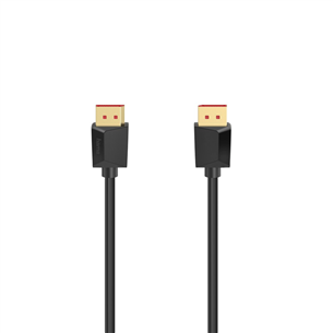 Hama DisplayPort Cable, DP 1.4, apzeltīti kontakti, UHD 8K, 3 m - Vads