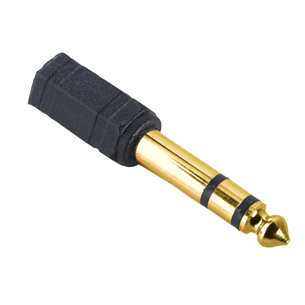 Hama Audio Adapter, 6.3 mm - 3.5 mm, gold-plated - Audio Adapter 00179279