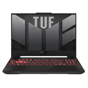 ASUS TUF Gaming A15, 15.6'', FHD, 144 Hz, Ryzen 7, 16 GB, 512 GB, RTX 4050, ENG - Portatīvais dators FA507NU-LP031W