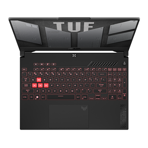 ASUS TUF Gaming A15, 15.6'', FHD, 144 Hz, Ryzen 7, 16 GB, 512 GB, RTX 4050, ENG - Portatīvais dators