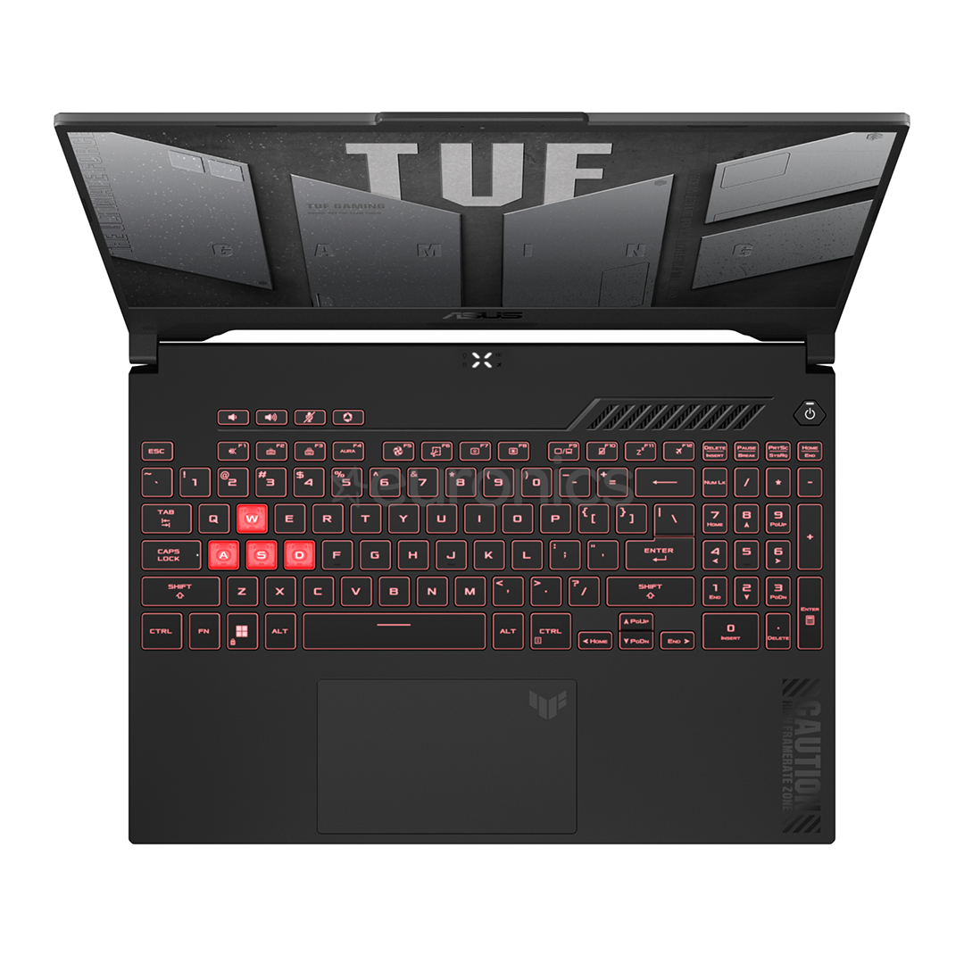 ASUS TUF Gaming A15, 15.6'', FHD, 144 Hz, Ryzen 7, 16 GB, 512 GB, RTX 4050, ENG - Notebook