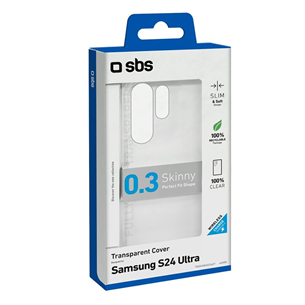 SBS Skinny cover, Galaxy S24 Ultra, caurspīdīgs - Apvalks viedtālrunim