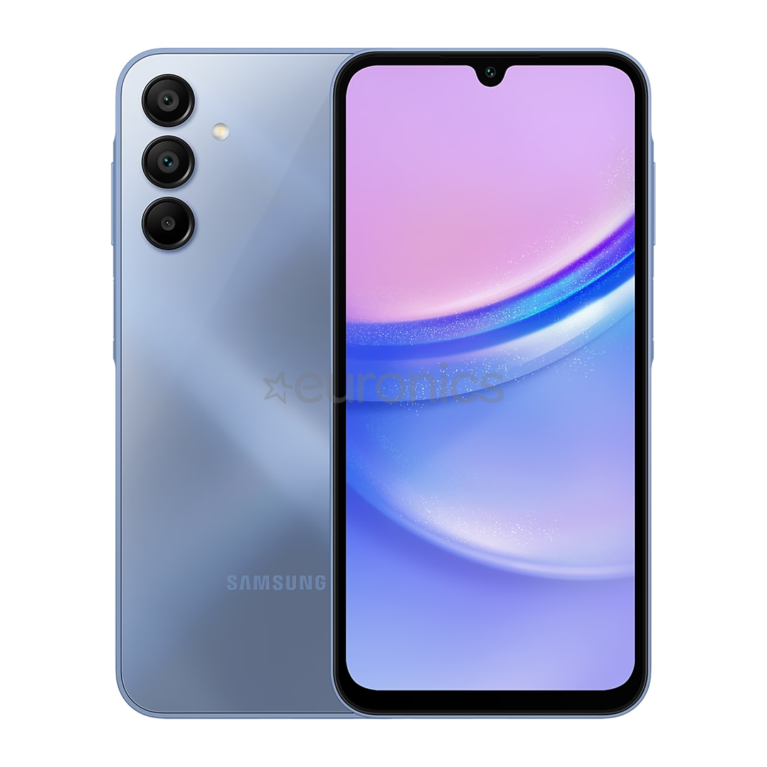 Samsung Galaxy A15, 128 ГБ, голубой - Смартфон
