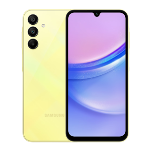 Samsung Galaxy A15, 128 GB, yellow - Smartphone