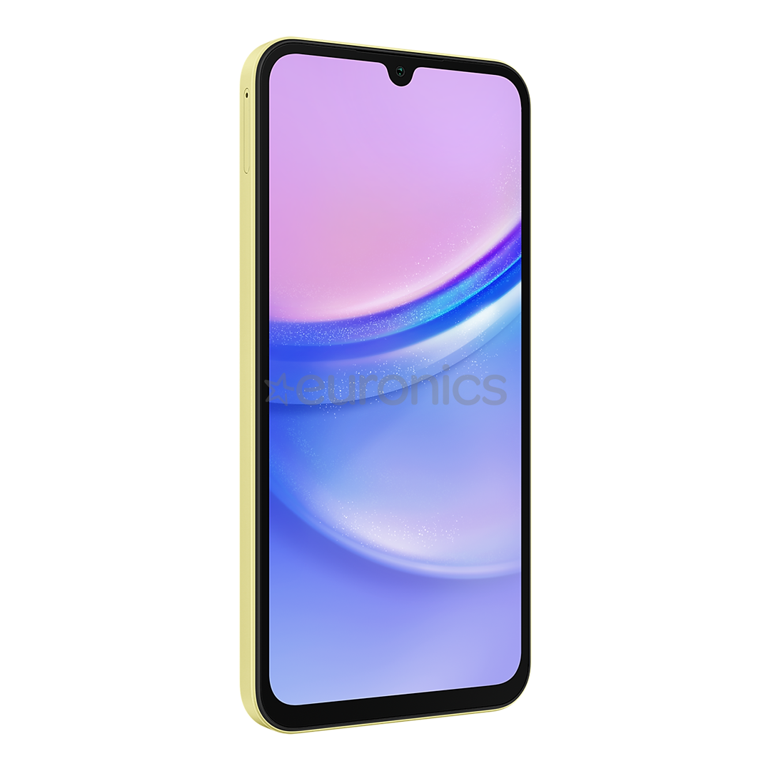 Samsung Galaxy A15, 128 GB, yellow - Smartphone