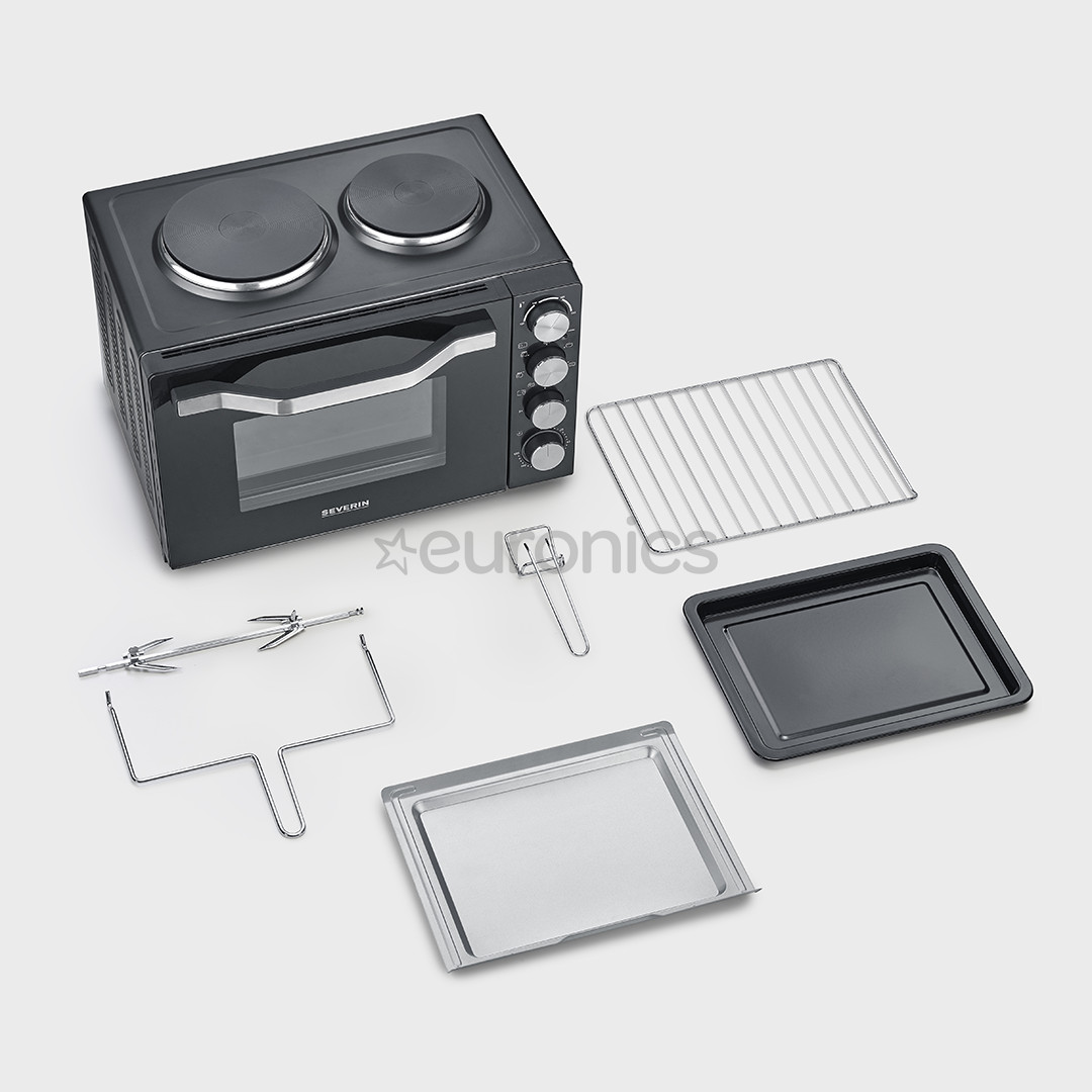 Severin, 30 L, 2500 W, melna - Mini krāsniņa