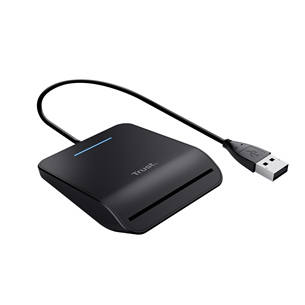 Trust Primo, USB-A, black - Smart Card Reader 23890