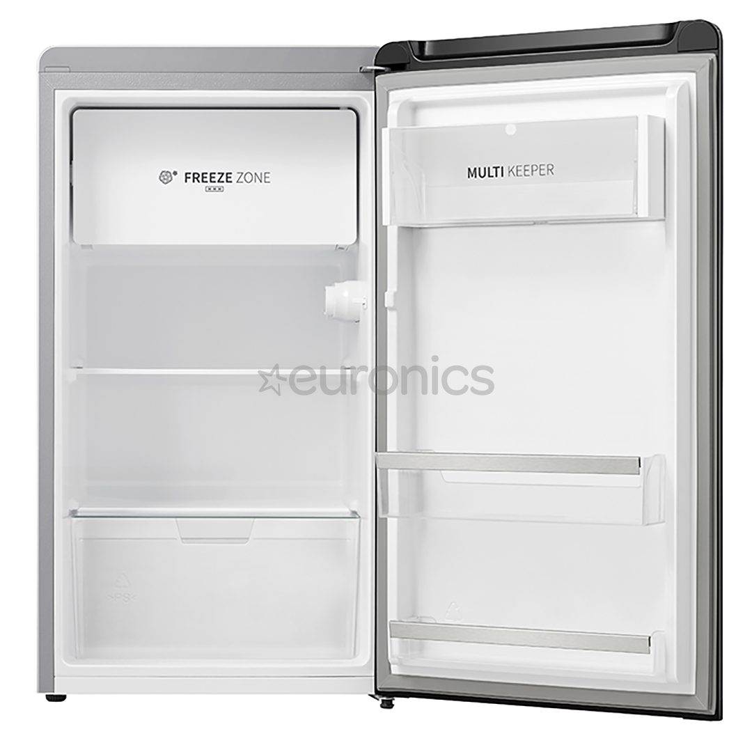 Hisense, 82 L, augstums 87 cm, sudraba - Ledusskapis