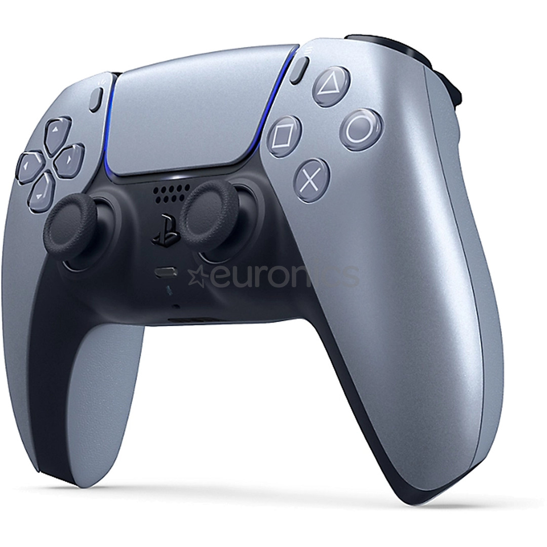 Sony DualSense, PlayStation 5, sudraba - Bezvadu kontrolieris