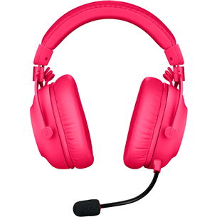 Logitech G PRO X 2, rozā - Bezvadu austiņas ar mikrofonu