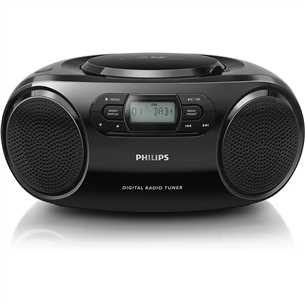 Philips AZB500, FM, DAB, CD, melna - Magnetola