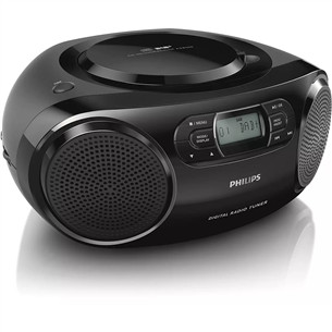 Philips AZB500, FM, DAB, CD, melna - Magnetola