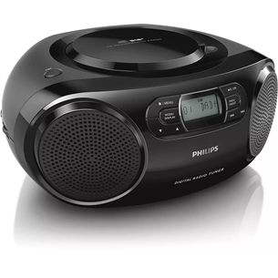 Philips AZB500, FM, DAB, CD, melna - Magnetola