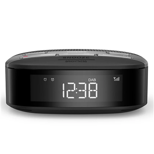 Philips TAR3505, FM, DAB+, black - Clock Radio