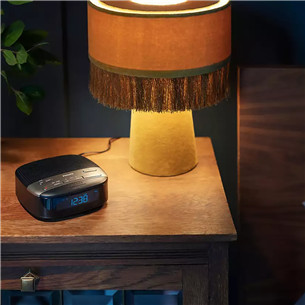Philips TAR3505, FM, DAB+, melna - Radio pulkstenis
