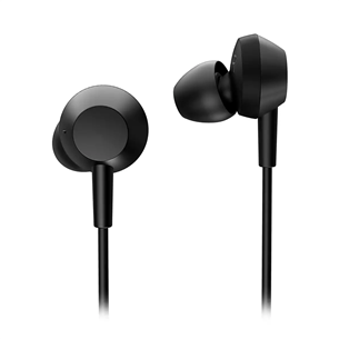 Philips TAE5008BK, USB-C, microphone, black - Wired in-ear earbuds