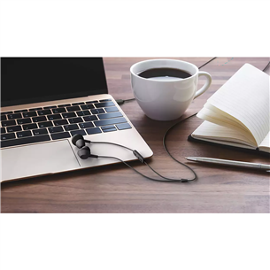 Philips TAE5008BK, USB-C, mikrofons, melna - Austiņas