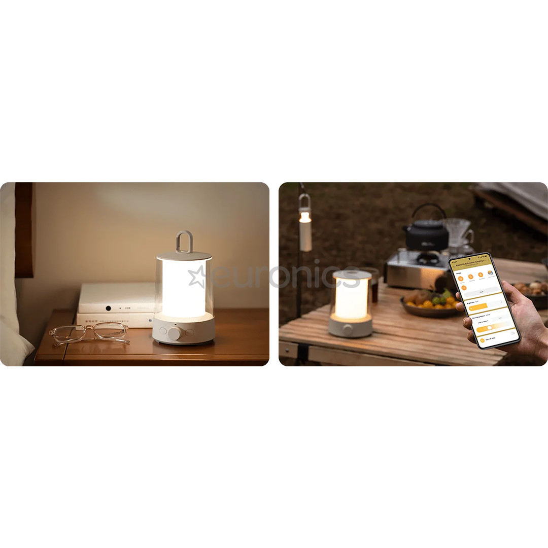 Xiaomi Multi-function Camping Lantern, 6-230 lm, bēša - Viedā laterna