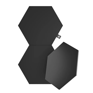 Nanoleaf Shapes Black Hexagons Expansion Pack, 3 paneļi - Viedie gaismas paneļi NL42-0101HX-3PK