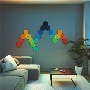 Nanoleaf Shapes Black Hexagons Expansion Pack, 3 paneļi - Viedie gaismas paneļi