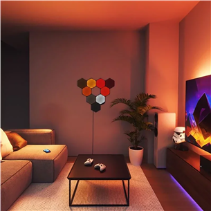 Nanoleaf Shapes Hexagons Starter Kit, 9 panels - Smart Light Starter Pack