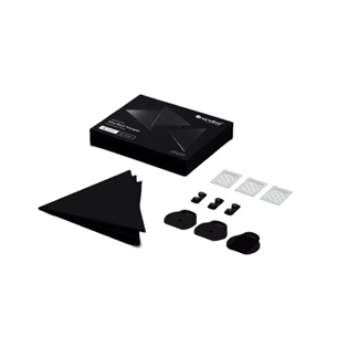 Nanoleaf Shapes Black Triangles Expansion Pack, 3 панели - Дополнительный комплект умных светильников NL47-0101TW-3PK