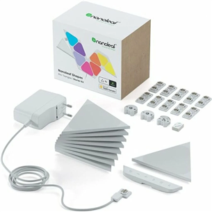 Nanoleaf Shapes Mini Triangles Starter Kit, 9 panels - Smart Light Starter Pack