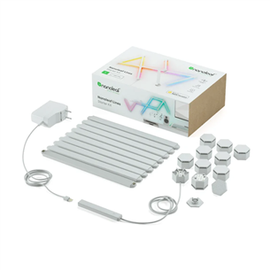 Nanoleaf Lines 60 Degrees Starter Kit, 9 līnijas - Viedie gaismas paneļi