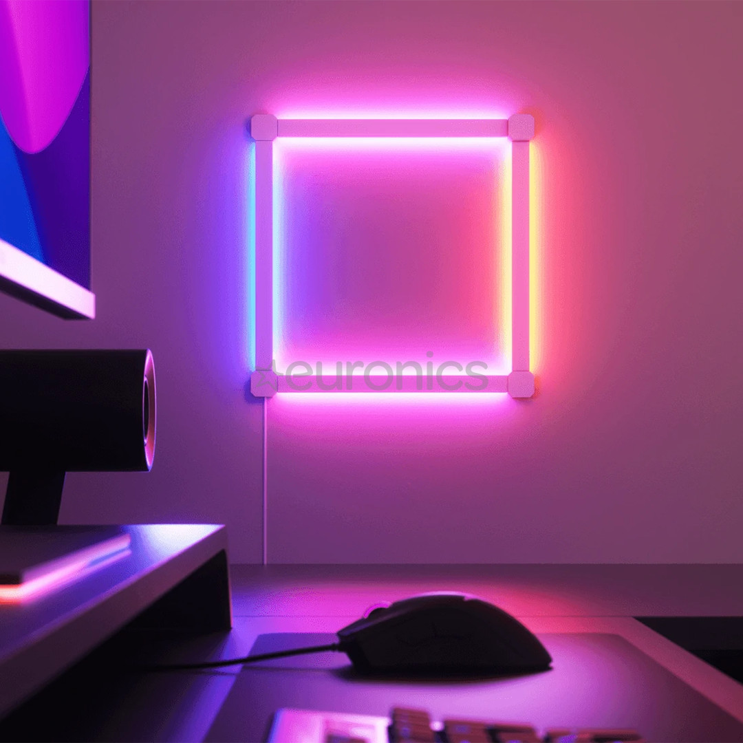 Nanoleaf Lines 90 Degrees Starter Kit, 4 līnijas - Viedie gaismas paneļi