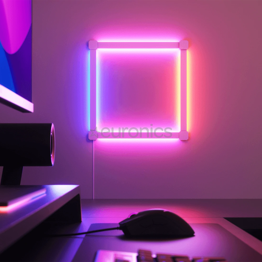 Nanoleaf Lines 90 Degrees Starter Kit, 4 līnijas - Viedie gaismas paneļi