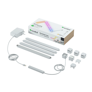 Nanoleaf Lines 90 Degrees Starter Kit, 4 līnijas - Viedie gaismas paneļi