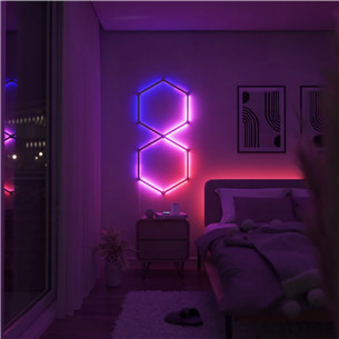 Nanoleaf Lines 60 Degrees Expansion Pack, 3 līnijas - Viedie gaismas paneļi