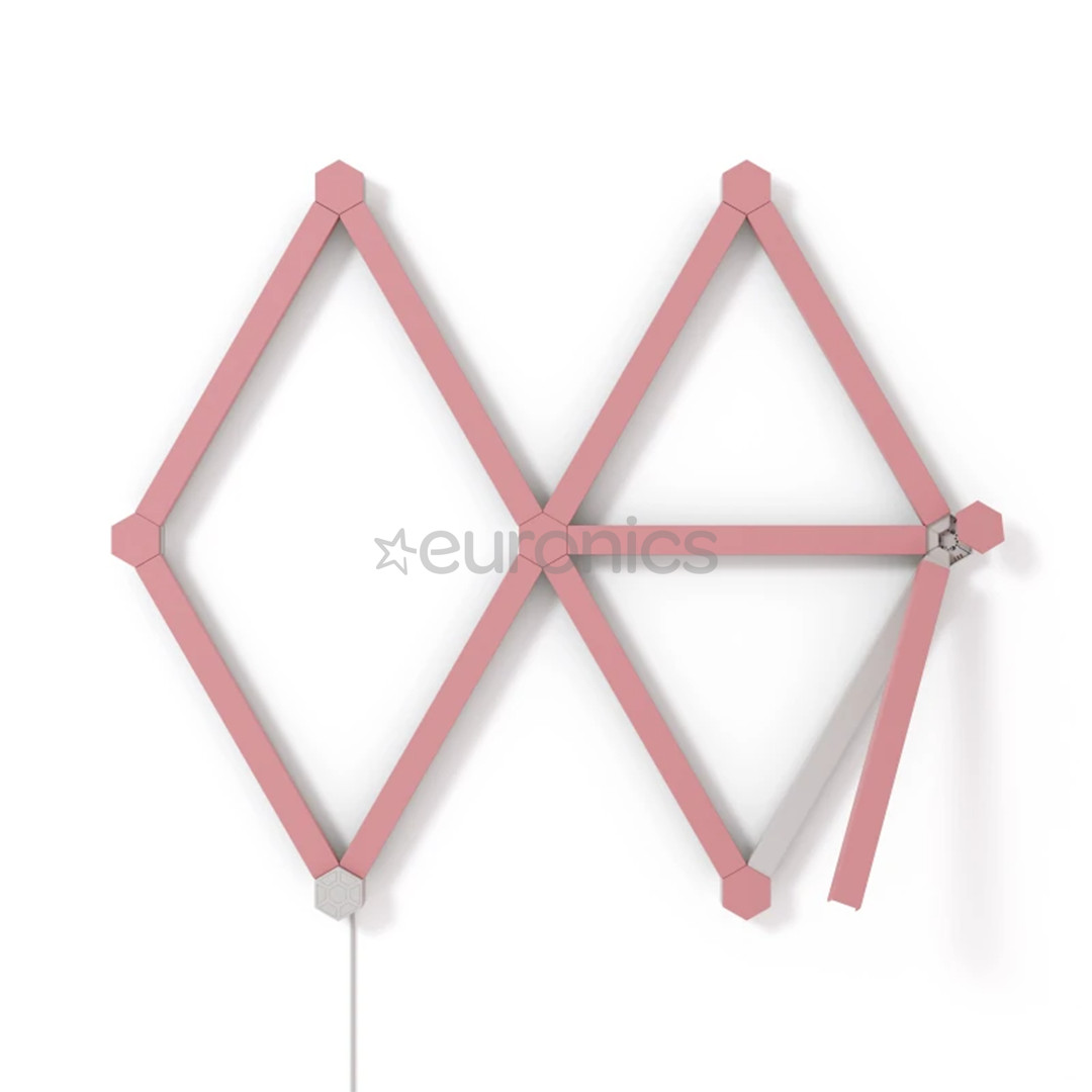 Nanoleaf Lines 60 Degrees Skins, matte pink - LED panel covers
